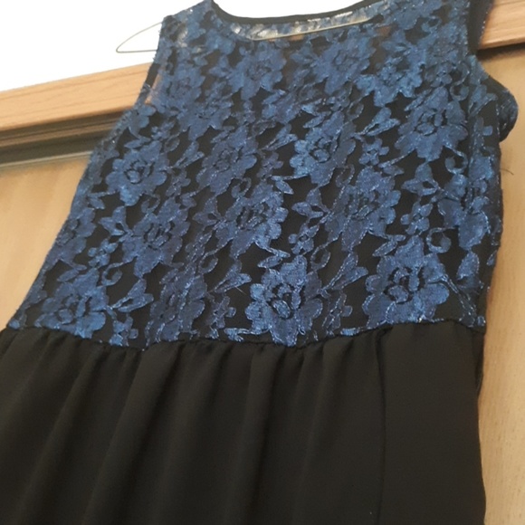 Blue Lace Dress - Picture 2 of 3